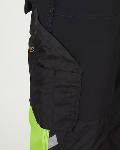 Bulldog stretchbukse, svart/gul - Bilde 4